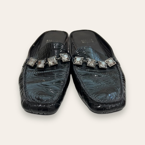 Stuart Weitzman Vintage Mule Black Size 7 - Picture 5 of 6